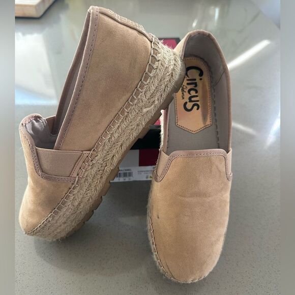 Sam Edelman's Circus "Christina Espadrilles" Platform Slip-Ons Size 8 - Picture 1 of 7